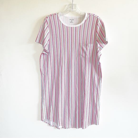 NEW Roller Rabbit Party Striped T-Shirt Dress - Picture 2 of 5